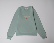 Cargar imagen en el visor de la galería, SUDADERA CUELLO VERDE AGUA
