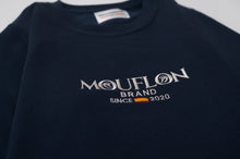 Cargar imagen en el visor de la galería, SUDADERA CUELLO AZUL MARINO
